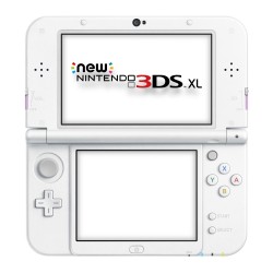 NEW NINTENDO 3DS XL ROSA BLANCA CONSOLA PORTÁTIL 3DSXL COMPATIBLE CON AMIIBO