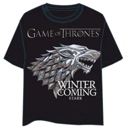 T-SHIRT JUEGO DE TRONOS LOGO STARK TAILLE M, T-SHIRTS SERIES TV JUEGO DE TRONOS - The Shop Gamer