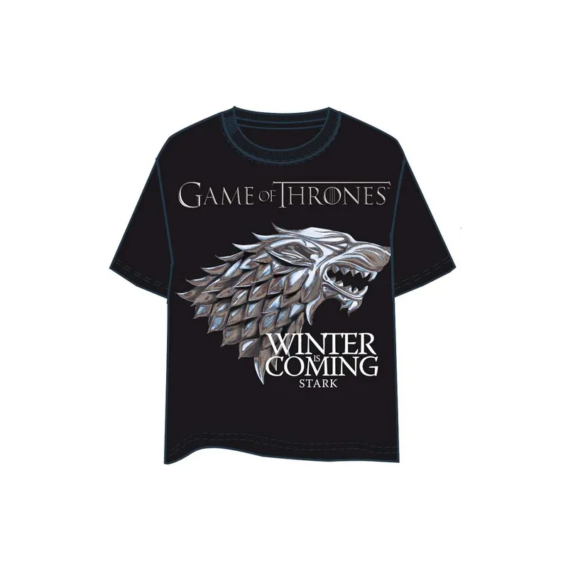 GAME OF THRONES STARK LOGO S T-SHIRT, TV SERIES GAME OF THRONES - The Shop Gamer