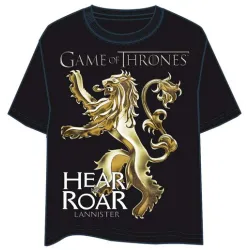 T-SHIRT GAME OF THRONES, LOGO LANNISTER, XL, T-SHIRTS SERIES TV GAME OF THRONES - The Shop Gamer
