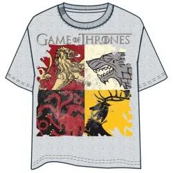 T-SHIRT JUEGO DE TRONOS HOUSES M, SERIES TV JUEGO DE TRONOS - The Shop Gamer