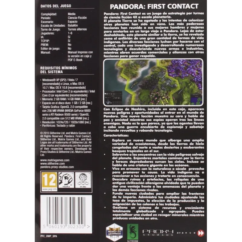 PANDORA FIRST CONTACT PC MAC LINUX PHYSICAL VIDEO GAME DVD-ROM - The Shop Gamer