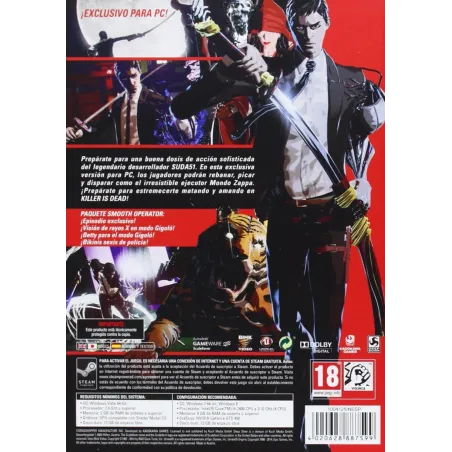 KILLER IS DEAD: NIGHTMARE EDITION PC JOGO FÍSICO DVD-ROM - The Shop Gamer