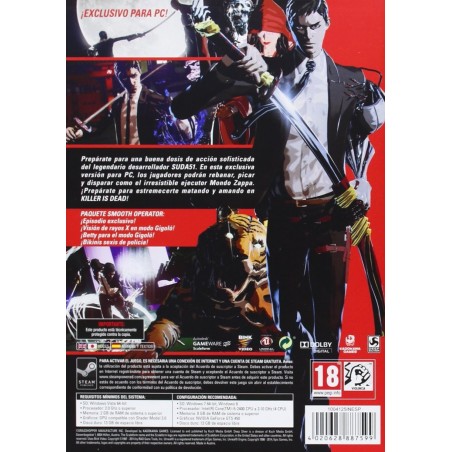 KILLER IS DEAD: NIGHTMARE EDITION PC VIDEOJUEGO FÍSICO DVD-ROM
