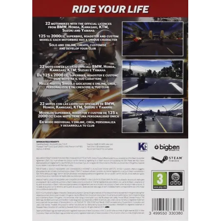 MOTORCYCLE CLUB PC PHYSICAL VIDEO GAME DVD-ROM HONDA KAWASAKI BMW YAMAHA SUZUKI - The Shop Gamer