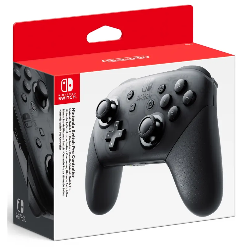 NINTENDO SWITCH PRO-CONTROLLER + CABO USB, COMANDO PRO PARA NINTENDO SWITCH - The Shop Gamer