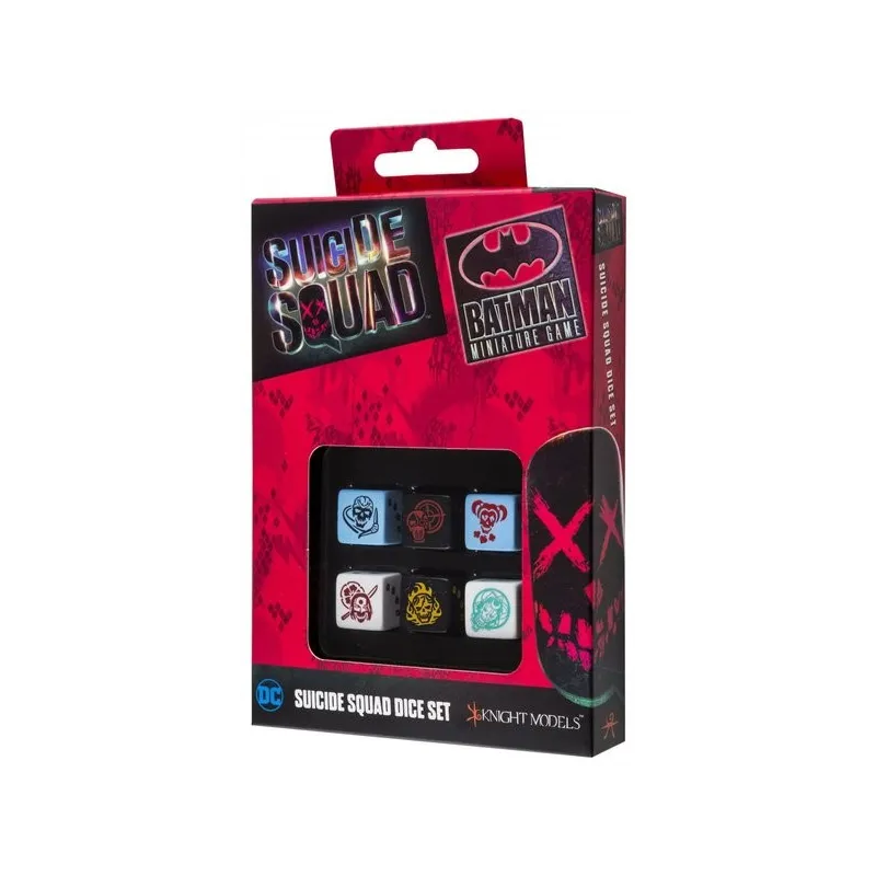 QW BATMAN MINIATURE GAME - SUICIDE SQUAD SET D6, ACCESSORI E DADI SPECIALI PER GIOCHI - The Shop Gamer