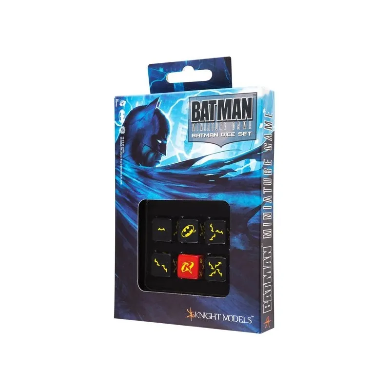 QW BATMAN MINIATURE GAME - BATMAN SET D6, ACCESSORI GIOCO, DADI SPECIALI - The Shop Gamer