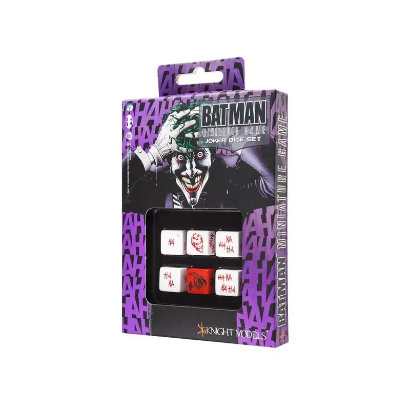 QW BATMAN MINIATURE GAME - JOKER SET ACCESSORI PER GIOCHI D6, DADI SPECIALI - The Shop Gamer