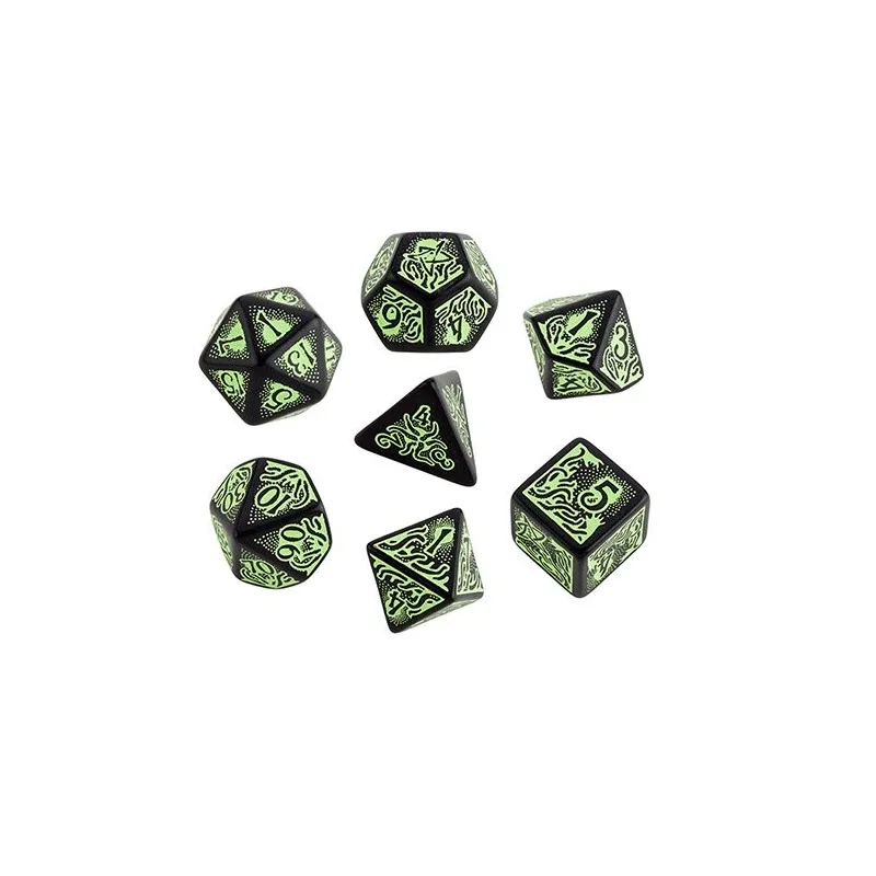 QW SET DE DÉS CALL OF CTHULHU 7E ÉDITION, ACCESSOIRES DE JEU, DÉS SPÉCIAUX - The Shop Gamer