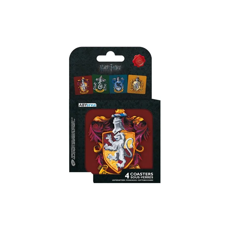 SET DI SOTTOBICCHIERI HARRY POTTER MERCHANDISING CINEMA E TV HARRY POTTER - The Shop Gamer