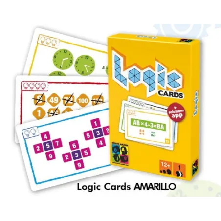 LOGIC CARDS GEEL, BORDSPELLEN, EDUCATIEVE SPELLEN - The Shop Gamer