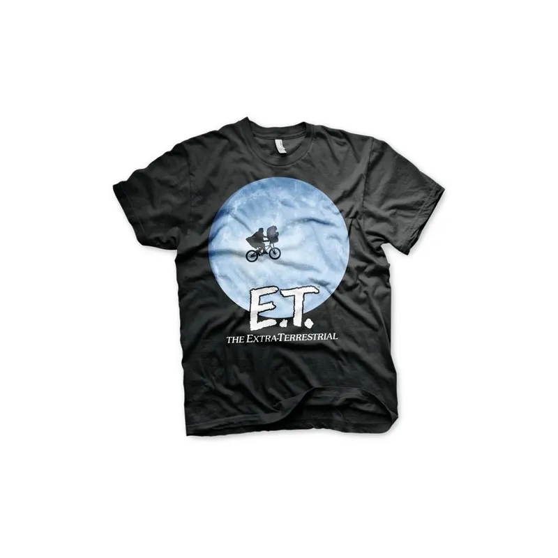 T-SHIRT E.T BIKE AND MOON M, T-SHIRT CINEMATOGRAFICA E.T. - The Shop Gamer
