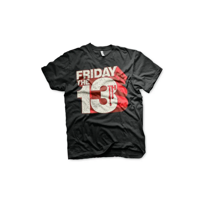 T-SHIRT VIERNES 13, LOGO BLOC XL, T-SHIRT CINÉMA VIERNES 13 - The Shop Gamer