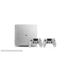 PS4 Slim 500 GB PlayStation 4 console, silver, plus 2 silver DualShock V2 - The Shop Gamer