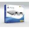 PS4 Slim 500 GB PlayStation 4 console, silver, plus 2 silver DualShock V2 - The Shop Gamer