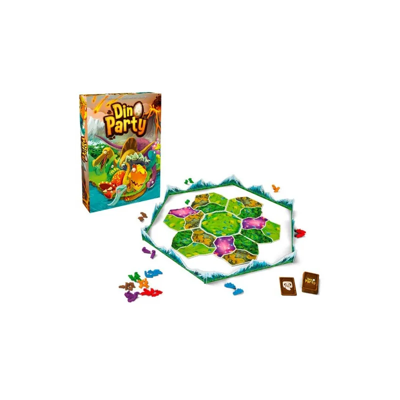DINO PARTY (ANKAMA) EDICION ESPAÑOLA JUEGOS DE MESA JUEGOS DE TABLERO ANKAMA