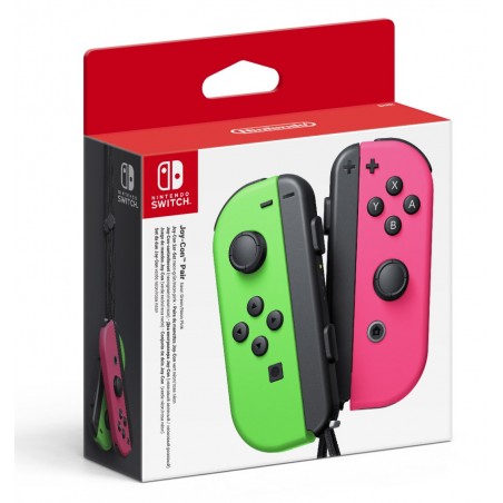 MANDOS JOY-CON (SET IZDA/DCHA) VERDE NEÓN/ROSA NEÓN PARA NINTENDO SWITCH
