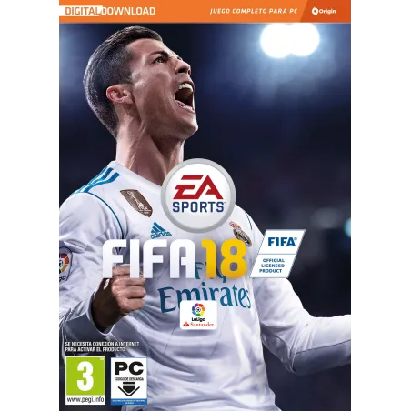 FIFA 18 VIDEOJOGO PC ENVIO DE CÓDIGO DE DOWNLOAD ORIGIN POR EMAIL FIFA18 - The Shop Gamer