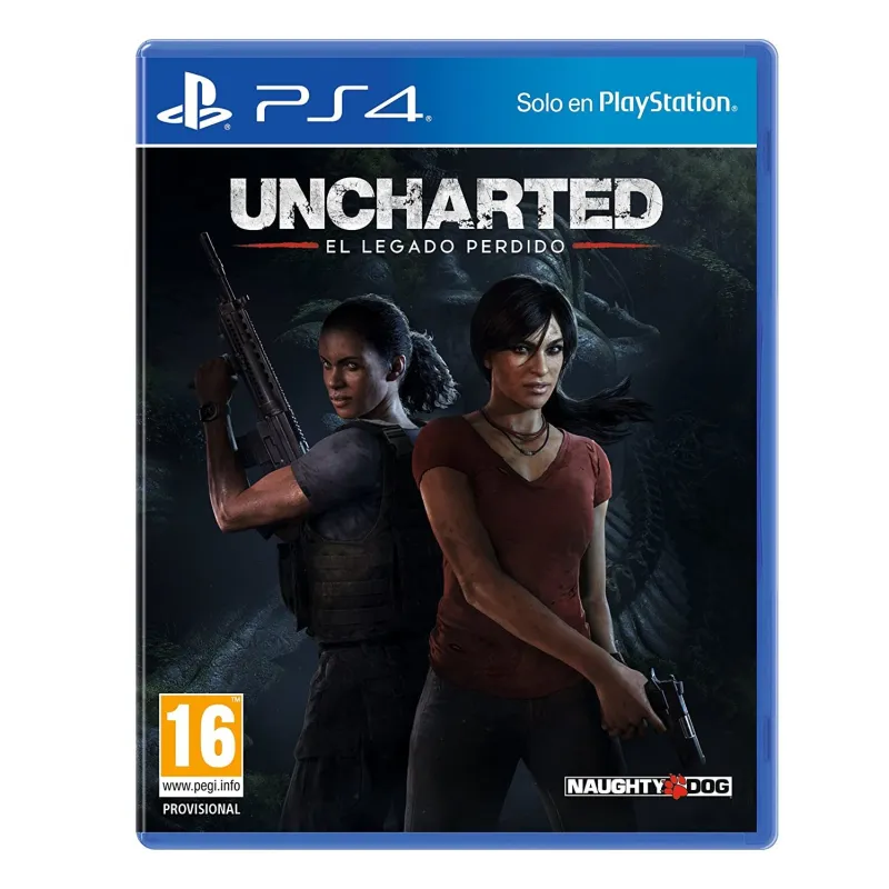 UNCHARTED EL LEGADO PERDIDO PS4 PLAYSTATION 4 NAUGHTY DOG NUR AUF PLAYSTATION - The Shop Gamer