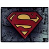 PLACA DE METAL SUPERMAN 28X38 MERCHAN COMICS MERCHANDISING SUPERMAN