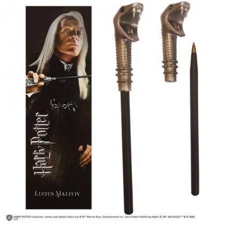 BOLIGRAFO Y MARCAPAGINAS HARRY POTTER LUCIUS MERCHAN CINE Y TV HARRY POTTER