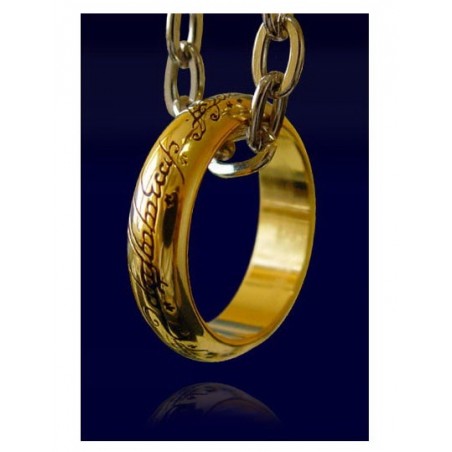 COLGANTE SEÑOR DE LOS ANILLOS: ANILLO UNICO MERCHAN CINE Y TV EL SEÑOR DE LOS