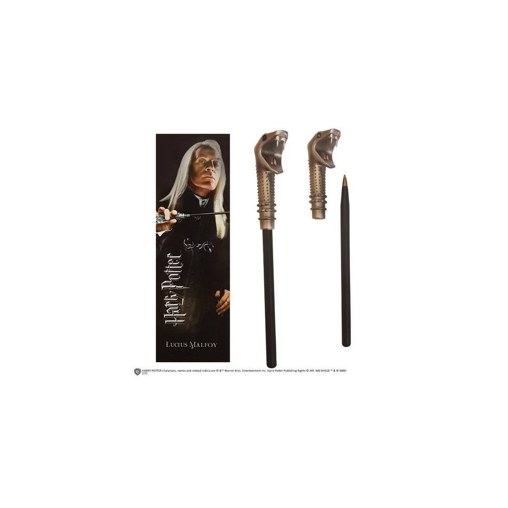 BOLIGRAFO Y MARCAPAGINAS HARRY POTTER LUCIUS MERCHAN CINE Y TV HARRY POTTER