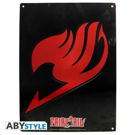 FAIRY TAIL EMBLEM METAL PLAQUE 28X38 MANGA MERCHANDISE FAIRY TAIL - The Shop Gamer