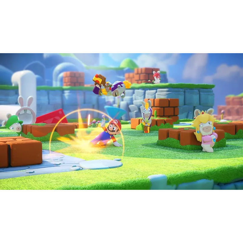 MARIO + RABBIDS KINGDOM BATTLE NINTENDO SWITCH JEU VIDÉO PHYSIQUE - The Shop Gamer