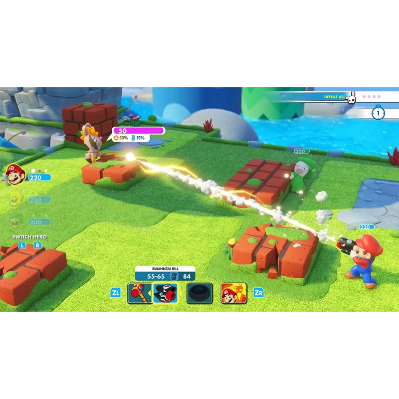 MARIO + RABBIDS KINGDOM BATTLE NINTENDO SWITCH JEU VIDÉO PHYSIQUE - The Shop Gamer