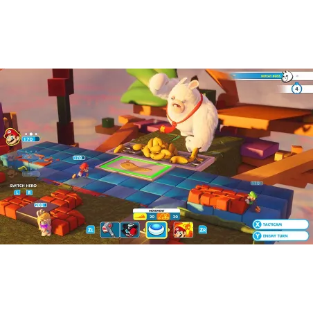 MARIO + RABBIDS KINGDOM BATTLE NINTENDO SWITCH PHYSICAL VIDEO GAME - The Shop Gamer