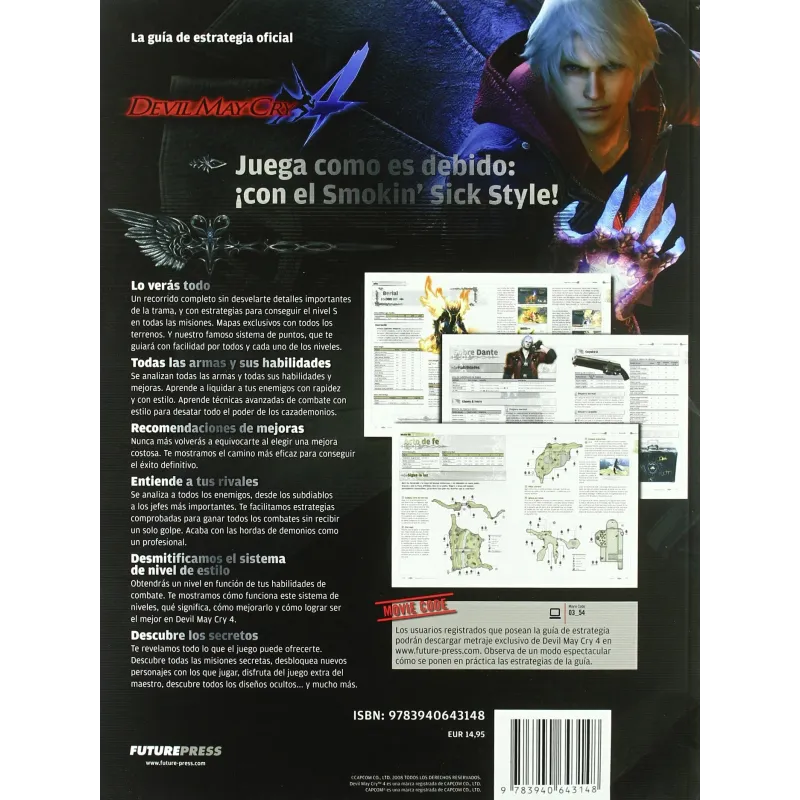 GUIA OFICIAL DEVIL MAY CRY 4 TAPA BLANDA CAPCOM