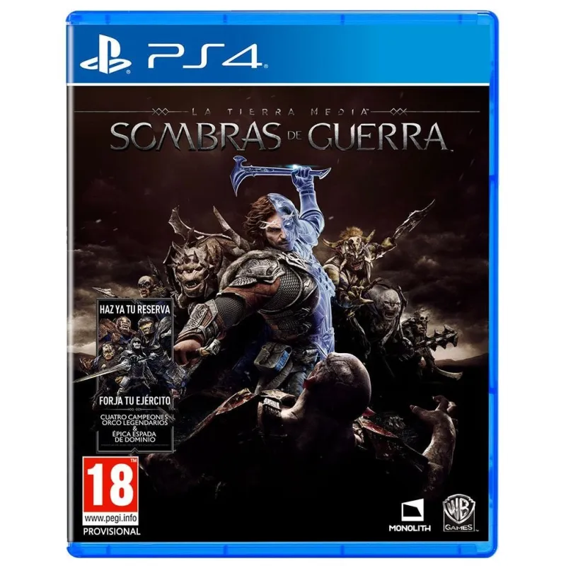 SOMBRAS DE GUERRA PS4 PHYSISCHES VIDEOSPIEL PLAYSTATION 4 - The Shop Gamer