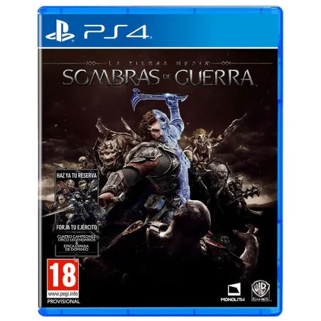 LA TIERRA MEDIA SOMBRAS DE GUERRA PS4 VIDEOJUEGO FÍSICO PLAYSTATION 4