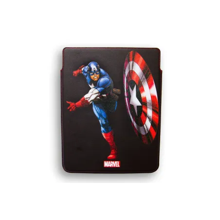 ÉTUI RIGIDE EN CUIR POUR IPAD 2-3, MARVEL CAPITAN AMERICA HEROES - The Shop Gamer