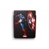 FUNDA RIGIDA PIEL IPAD 2-3 DELUXE LEATHER CASE MARVEL CAPITAN AMERICA HEROES