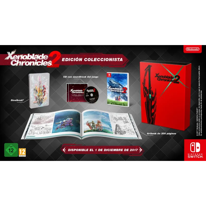 XENOBLADE CHRONICLES 2 COLLECTOR'S EDITION SWITCH JUEGO FÍSICO NINTENDO SWITCH