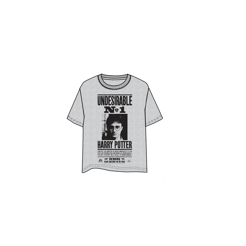 T-shirt HARRY POTTER UNDESIRABLE Nº1, taille M, T-shirts cinéma HARRY POTTER - The Shop Gamer
