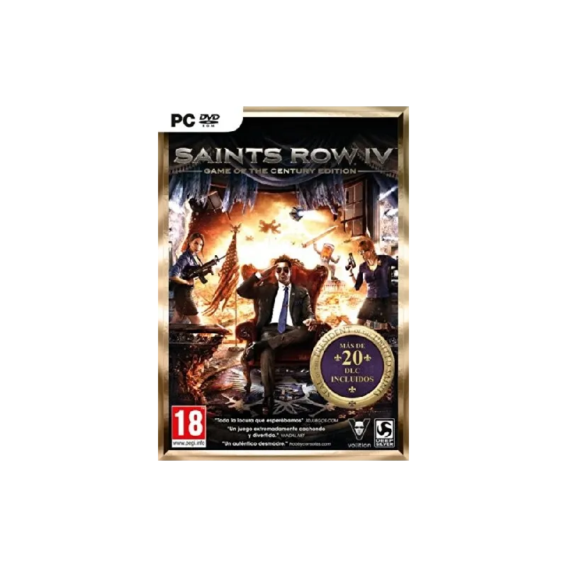 SAINTS ROW IV GAME OF THE CENTURY EDITION PC GIOCO FISICO - The Shop Gamer
