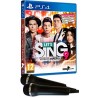 LETS SING 9 PS4 VERSION ESPAÑOLA CON 2 MICROFONOS USB JUEGO FÍSICO PLAYSTATION 4