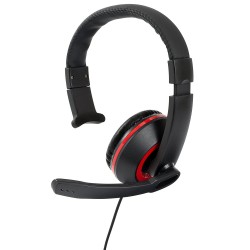 AURICULAR MONO PARA CHAT CON CABLE PS4 XBOX ONE PC XH50 ROJO WIRED MONO HEADSET