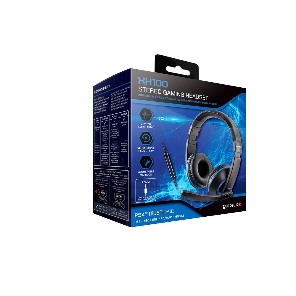 AURICULARES CON MICRO PARA PS4 XBOX ONE PC CON CABLE XH-100 WIRED STEREO HEADSET