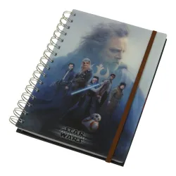 A5 SPIRAL NOTEBOOK STAR WARS EP VIII CAST MERCHANDISE, FILM AND TV STAR WARS - The Shop Gamer
