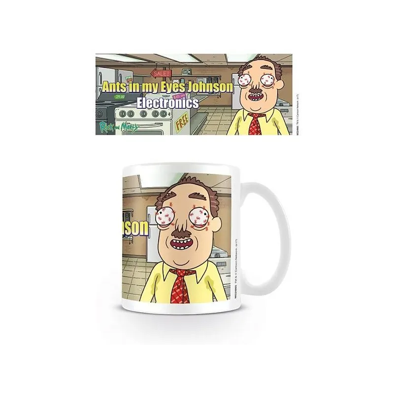 RICK & MORTY EYES MUG, JOHNSON, RICK & MORTY FILM AND TV MERCHANDISE - The Shop Gamer