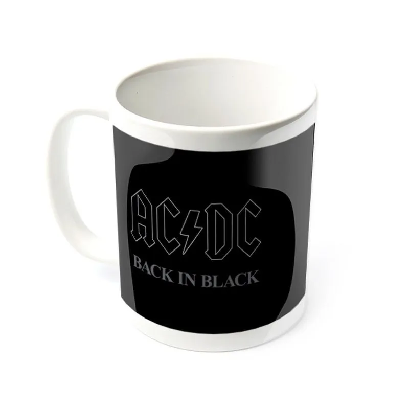 AC/DC BACK IN BLACK MUG, MUSIC MUGS - The Shop Gamer