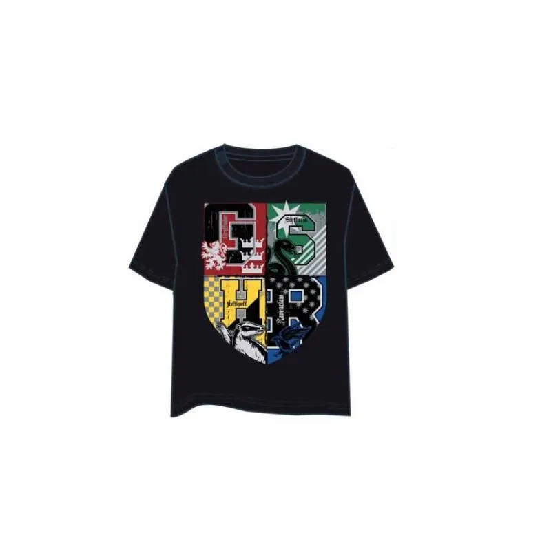T-SHIRT HARRY POTTER MAISONS M, T-SHIRTS CINÉMA HARRY POTTER - The Shop Gamer