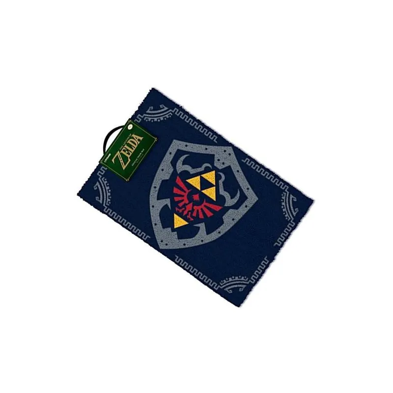 ZELDA SHIELD DOORMAT, 40 X 60, ZELDA VIDEO GAME MERCHANDISE - The Shop Gamer