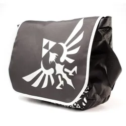 SAC BANDOULIÈRE ZELDA, LOGO ARGENTÉ, PRODUITS DÉRIVÉS DE JEUX VIDÉO ZELDA - The Shop Gamer