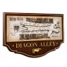 ESCUDO DIAGON ALLEY HARRY POTTER MERCHANDISING CINE Y TV HARRY POTTER